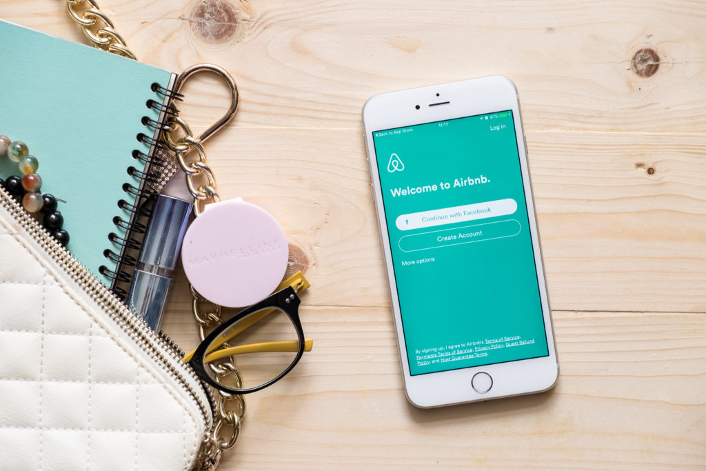 Airbnb on iPhone