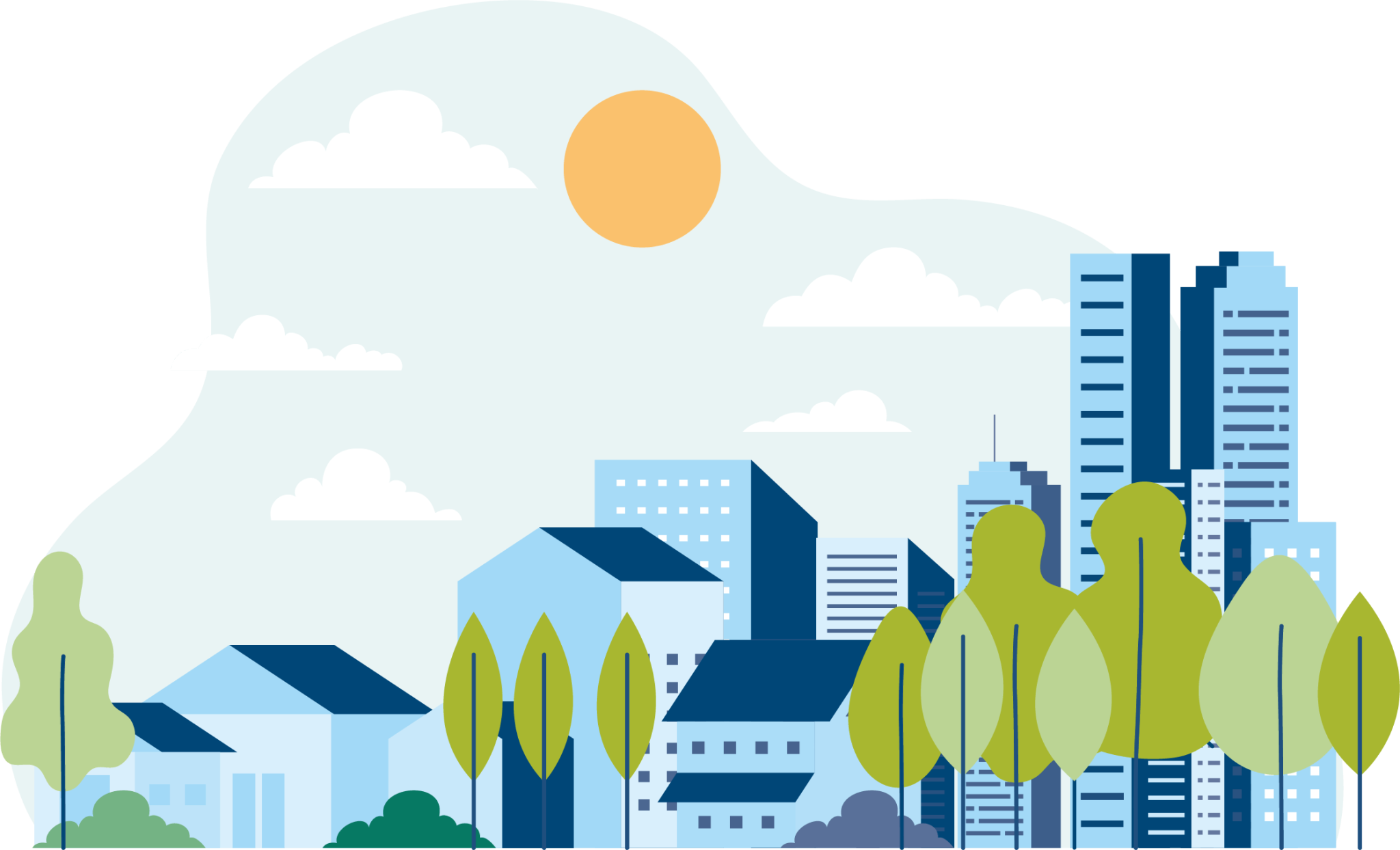 City vector image