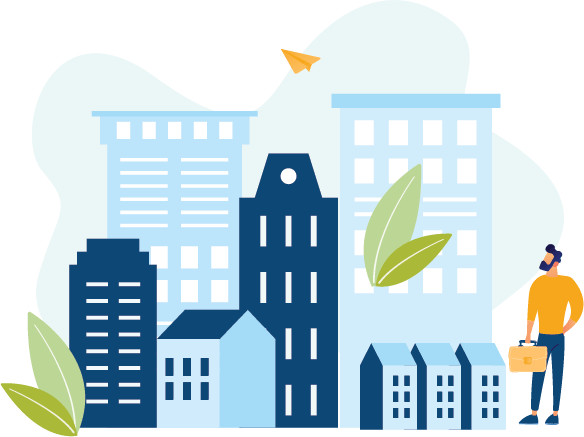 pica group vector image of strata buildings