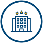 3 star building icon